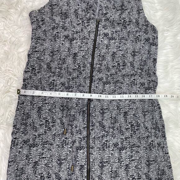 Eileen Fisher The Fisher Project Roadster V-Neck Silk Dress Size XS Gray/Black - Picture 16 of 16